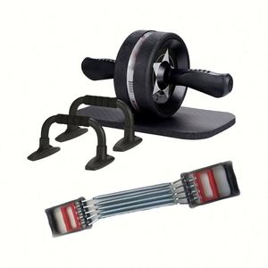 Kép Ab bánh xe thiết bị tập thể dục cơ bắp huấn luyện viên bánh xe con lăn Kit Core đào tạo và bụng Workout đối với Home Yoga phòng tập thể dục - Product Image 4