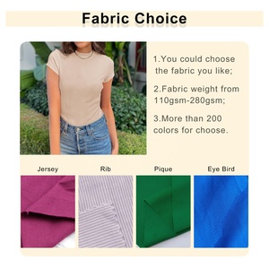 Camisetas de alta calidad, cuello redondo, mangas casquillo, Color sólido, tejido cómodo, ajustado, camisetas gráficas para mujer, camiseta, ropa de mujer - Product Image 2