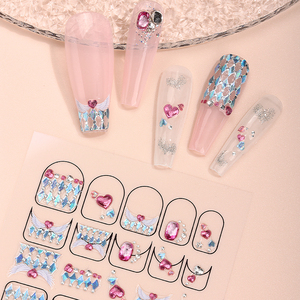 <span class=keywords><strong>2025</strong></span> 3D vật nuôi dính móng tay dán thanh trượt bướm cây móng tay nghệ thuật trang trí đề can - Product Image 6