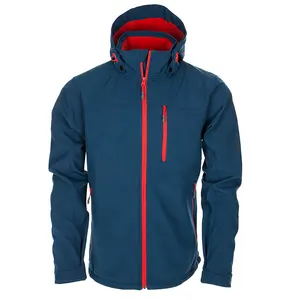 Jaqueta softshell personalizada com capuz masculina, casaco quente e macio resistente ao vento, à prova d'água, 2022
