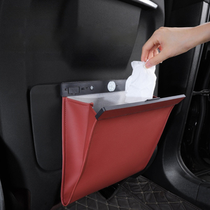 Cubo Plegable Impermeable para Coche, Cubo de Basura de Cuero, Multifuncional, Portátil, para Viajes al Aire Libre, Cubo de Agua Plegable - Product Image 5