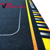 Tapis de garage pour moto avec logo personnalisé, tapis de protection pour garage automobile, base en caoutchouc antidérapante, revêtement de sol d'atelier