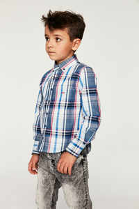 Venta caliente vestido cuello con botón cómodo elegante manga larga camisas para niños para venta al por mayor - Product Image 3