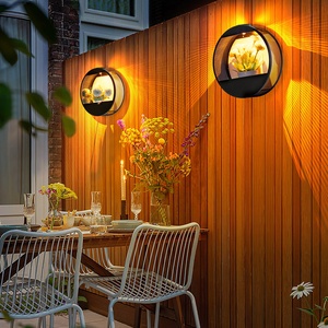 Lampada da Parete LED Solare per Esterni IP65 6000K 1700K Luce per Supporto Floreale - Product Image 2