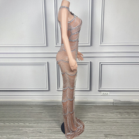 Novance Y4271 Produits Phares Vente Chaude Robe de Soirée 2025 Robe de Mariée de Luxe Sans Manches Sexy avec Strass