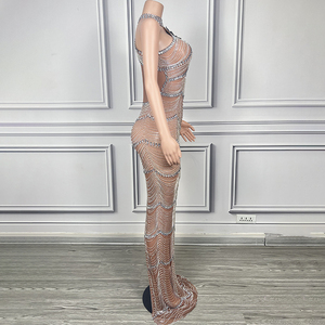 Novance Y4271 prodotti più venduti 2024 Party abito <span class=keywords><strong>da</strong></span> <span class=keywords><strong>sera</strong></span> 20221 di lusso abito <span class=keywords><strong>da</strong></span> sposa senza maniche abiti <span class=keywords><strong>Sexy</strong></span> con strass - Product Image 4