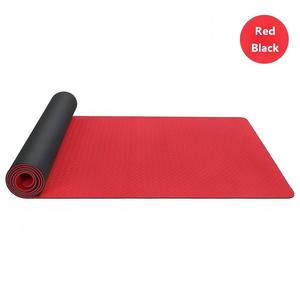 Tapis de yoga TPE, tapis de sport, tapis de yoga antidérapant 6 mm, logo personnalisé, impression UV, respectueux de l'environnement, double couche, tapis de yoga TPE - Product Image 4