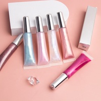 Brillant à lèvres de haute qualité Base huile de baume à lèvres soins naturels de la peau brillant repulpant brillant à lèvres transparent