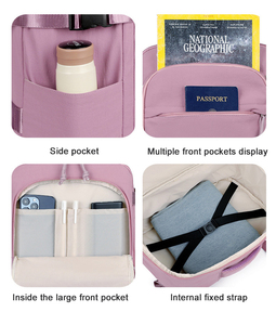 <span class=keywords><strong>Zaino</strong></span> HAIBOWY di Grande Capacità per Viaggi in Aereo, Impermeabile, per Brevi Spostamenti e Viaggi d'Affari, Bagaglio a Mano per Uomo e <span class=keywords><strong>Donna</strong></span> con Scomparto per <span class=keywords><strong>Laptop</strong></span> - Product Image 3