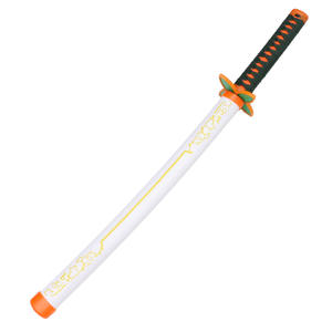 Demon Slayer versión blanca Kochou <span class=keywords><strong>Shinobu</strong></span> 30 pulgadas <span class=keywords><strong>Mini</strong></span> espada Anime Cosplay espada espadas de juguete - Product Image 3