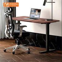 Bureau assis-debout ergonomique en métal de haute qualité avec pieds de table, bureau électrique réglable en hauteur à moteur unique