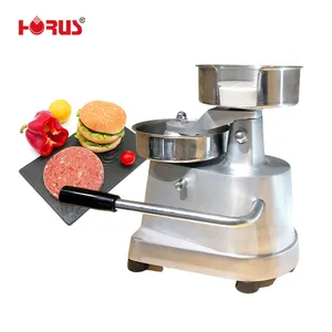 Máquina de hamburguesas de acero inoxidable Horus, máquina industrial para hacer hamburguesas para uso doméstico y comercial