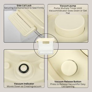 Wholesale Moisture-Proof Plastic Rice <b>Storage</b> <b>Box</b> Food Grains Containers with Lids for Home Kitchen Use PP Plastic - Product Image 3