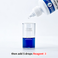 Kit de test de phosphate JUBWAY à faible concentration 0,03-3 mg/L pour aquarium, piscine et eau RO - Empêche l'accumulation d'algues et de tartre
