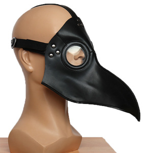 Masque de bec d'oiseau en latex taille unique pour cosplay, accessoire de costume pour fête d'Halloween et performance - Product Image 4