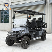Nouvelle voiturette de golf à essence homologuée pour la route, 6 places, buggy tout-terrain, voiturette de golf Club Car