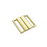 Conector de hebilla para sujetador de ropa interior, Clip de cierre de logotipo personalizado de gama alta, cierre de ropa de playa, accesorios de Metal para Baño
