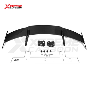 XTREME Glossy Black Dry Carbon Fiber Rear Wing <strong>Spoiler</strong> For BMW G80 M3 G82 M4 M Performance Style Car Rear Trunk <strong>Spoiler</strong> - Product Image 5