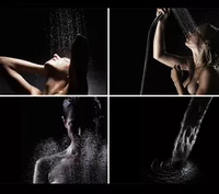 Panneau de douche de luxe pour salle de bain douche complète panneau de douche à effet pluie