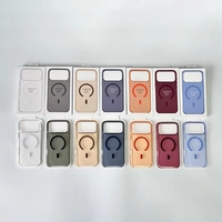 Coque de téléphone transparente originale HONATOP avec charge magnétique sans fil pour iPhone 18 Pro Max, couleur bleu clair