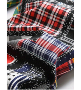 Nuovi pantaloni a quadretti da uomo-Design colorato a scacchi misti, ideale per le tendenze Streetwear e Y2K, Casual e d'avanguardia - Product Image 4