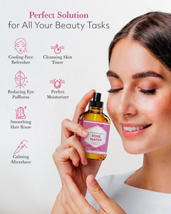 Moroccan acqua di Rose idrosolo viso nebbia Niacinamide infusa schiarente acqua di Rose nebulizzata per la sensibile Aloe vitamina E arricchita - Product Image 3