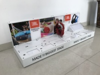Casque acrylique présentoirs haut-parleurs sans fil affichage comptoir étagère pour supermarché centre commercial et détaillant