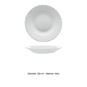 จานลึกขนาด Ø 22.5 ซม. สีขาว แก้วบอร์มิโอลี ร็อคโค - Product Image 3