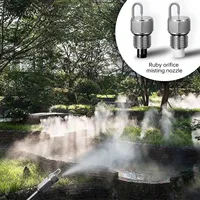 Équipement de micro-brumisation paysagère haute pression, brumisation extérieure pour parcs floraux, refroidissement des espaces verts ouverts