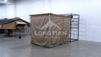 Abacon - Tente de camping 2-en-1 avec intérieur entièrement en maille Oxford 420D, ajustement par bouton-pression, configuration double, structure autoportante, OEM