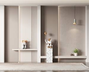 <b>Wall</b> Mounted Entrance Furniture <b>Shoes</b> Storage Rack Cabinets Customize Wooden Modern Living Room Cabinets - Product Image 6