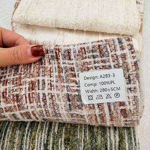 Cortinas de Lujo Discretas para la Sala de Estar, Tela de Cortina Opaca de Chenilla Simple y Elegante para Dormitorio - Product Image 2