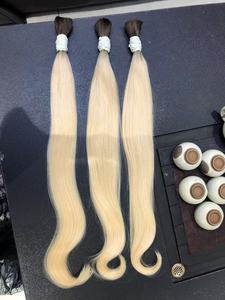 Venta al por mayor de calidad superior 100% Cabello humano barato Ombre Color Cutícula alineada Cabello a granel Ofertas 100% Cabello humano virgen crudo - Product Image 2
