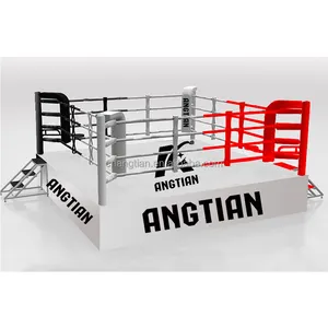 ANGTIAN-SPORTS Ring Gulat/Ring Boxing Station untuk Kompetisi/Size Boxing Ring