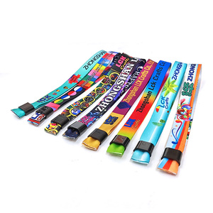 Free Samples Fast Delivery Custom Made Cheap Price Personalized Promotional Festival Entrance Cloth Event Wristbands