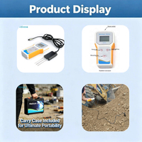 Takeme-10EC Détecteur numérique agricole 3 en 1 intelligent de température, d'humidité et de conductivité électrique intégré avec écran LCD