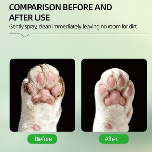 水を使わない、洗い流さない、環境に優しい、プラスチック製、優しい、天然成分配合のペット用足洗いフォーム（犬用デイリーケアとペットグルーミング用） - Product Image 5