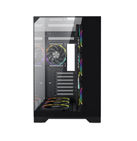 AntarcChill Factory Custom New Style High End ATX Desktop Three Tempered Glass PC Casing Cpu Cabinet Gaming Computer Case Towers