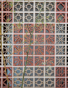 Fenêtre de fleur d'argile <span class=keywords><strong>rouge</strong></span> de style chinois antique <span class=keywords><strong>brique</strong></span> creuse fenêtre de grille de fleur pour mur de cour <span class=keywords><strong>cloison</strong></span> décorative de <span class=keywords><strong>brique</strong></span> - Product Image 6