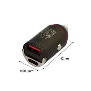 Cargador de Coche GaN Super Mini PD65W de Doble Salida con Carcasa Metálica Completa - Product Image 6