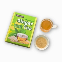 Thé en poudre santé instantané aux herbes aromatisées, épicé, aigre, citron, miel, gingembre, durée de conservation de 3 ans, service OEM