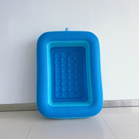 Piscine gonflable portable en gros, piscine gonflable pliable en PVC, piscine gonflable portable pour enfants pour la maison