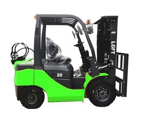 Carretilla elevadora con abrazadera Triplex de algodón, 2t, 2,5 t, 3t, 3,5 t, elevador de horquilla de gasolina y gasolina, combustible dual - Product Image 2