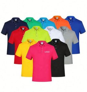 Best Selling Men's Short Sleeve for Polo Shirts Very Soft 180G Cotton-Like Fabric Breathable Casual Style Solid Pattern Price - Product Image 5