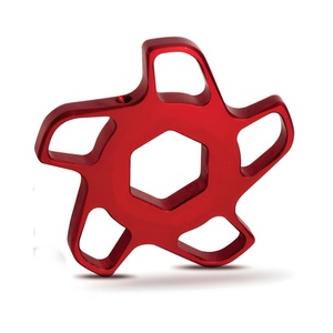 CNC Anodized nhôm hợp kim ngã ba tải trước điều chỉnh cho siêu đua xe máy ZX6-636R/RR 03-04 / ZX10R 04-10 - Product Image 1