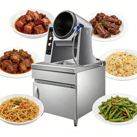 Wok Bermotor Daya Tinggi 5000W dengan Kumparan Tembaga Murni untuk Peralatan Memasak Katering Komersial dengan Kapasitas 3.5kg/jam