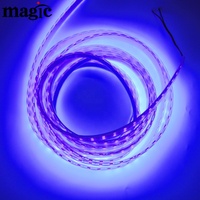 مصباح LED لكل متر SMD5050 IP66 مقاوم للماء 12 فولت 24 فولت الأشعة فوق البنفسجية 390nm 405nm ضوء شريط LED بالأشعة فوق البنفسجية