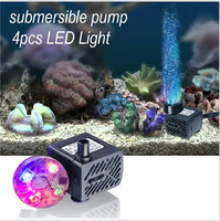 Zaohetian Cool Coloré Lumière Aquarium Fish Tank avec Pompe De Piscine D'eau IP67 Article Chaud Longueur De Câble 1.5m EU/UK/US Plug