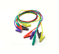 Câble de connexion pour ligne de test haute tension - Pince crocodile / Fiche banane, conducteur en cuivre étamé, isolation en PVC 1