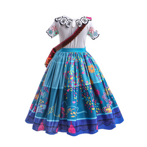Disfraz de Cosplay de la Película Mirabel para Niños, Disfraz de Carnaval, Halloween, Princesa, Vestido de Encanto <span class=keywords><strong>Madrigal</strong></span> - Product Image 3